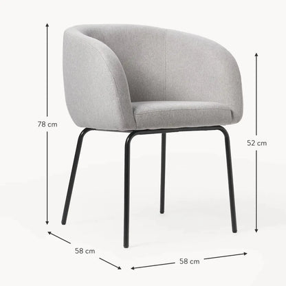 ALANI - Chaise Confort et Élégance par Maroc Design-Chaise, Table à Manger, Chaise Bureau, café Restaurant-Maroc Design-Maroc Design