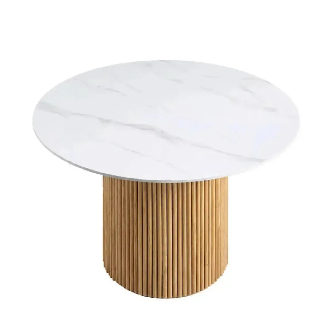 BAMBO TABLE À MANGER – Élégance Moderne pour Votre Salon ou Cuisine-Table à Manger-Maroc Design-80cm-Maroc Design