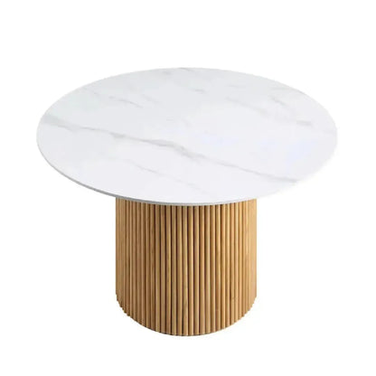 BAMBO TABLE À MANGER – Élégance Moderne pour Votre Salon ou Cuisine-Table à Manger-Maroc Design-80cm-Maroc Design