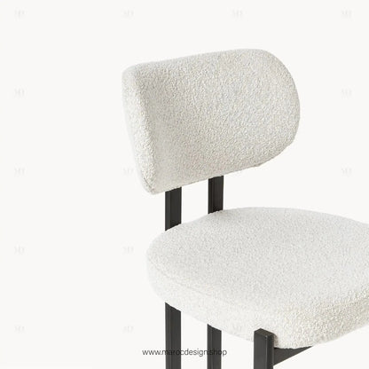 CASTRO - La Chaise minimaliste adapté pour Salle à manger ou Bureau-Chaise, Table à Manger,-Maroc Design-Blanc-Maroc Design