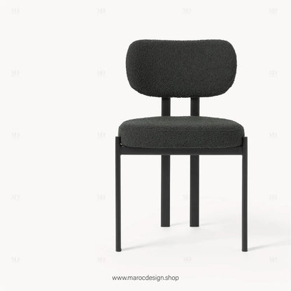 CASTRO - La Chaise minimaliste adapté pour Salle à manger ou Bureau-Chaise, Table à Manger,-Maroc Design-Blanc-Maroc Design