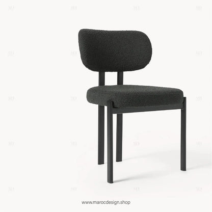 CASTRO - La Chaise minimaliste adapté pour Salle à manger ou Bureau-Chaise, Table à Manger,-Maroc Design-Blanc-Maroc Design
