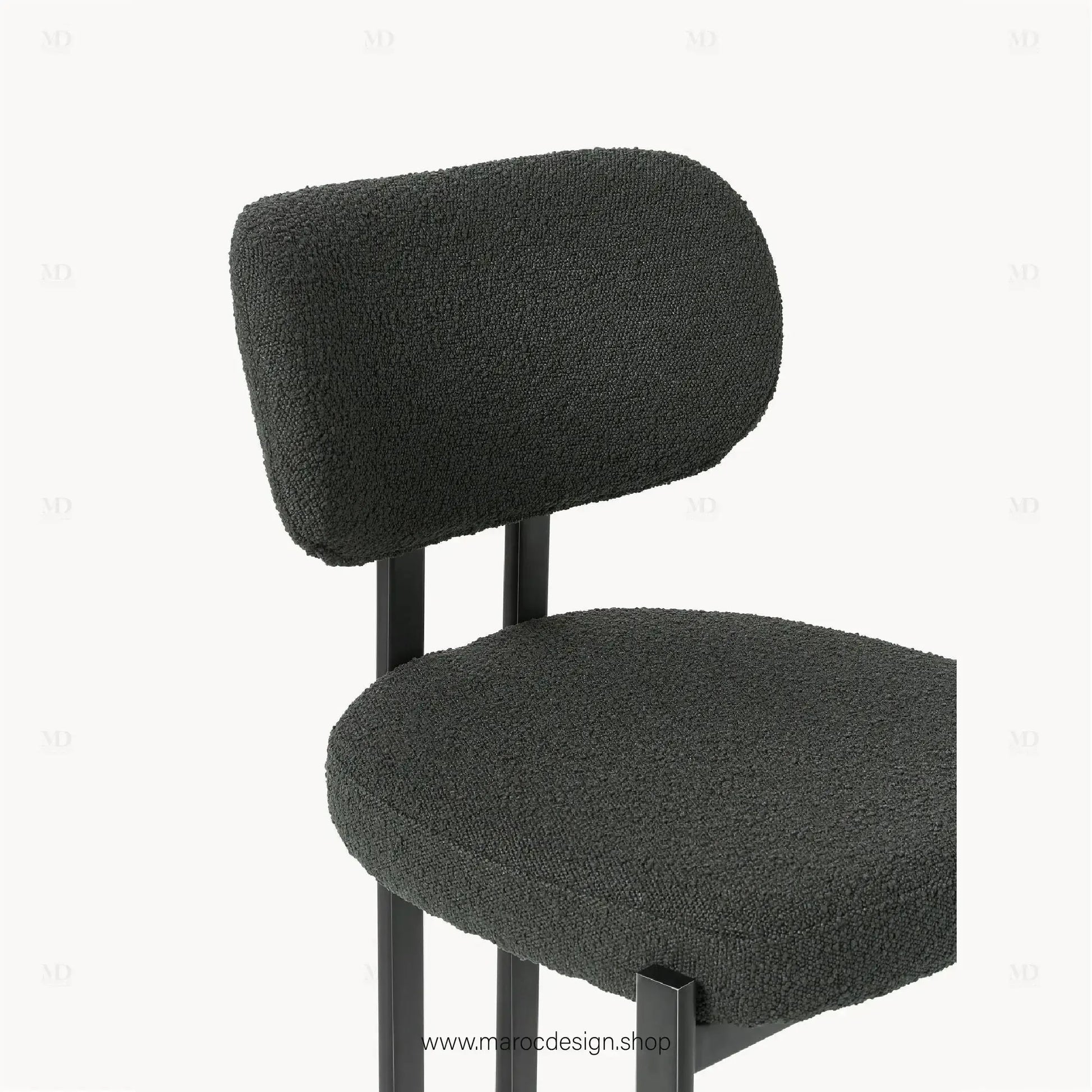 CASTRO - La Chaise minimaliste adapté pour Salle à manger ou Bureau-Chaise, Table à Manger,-Maroc Design-Blanc-Maroc Design