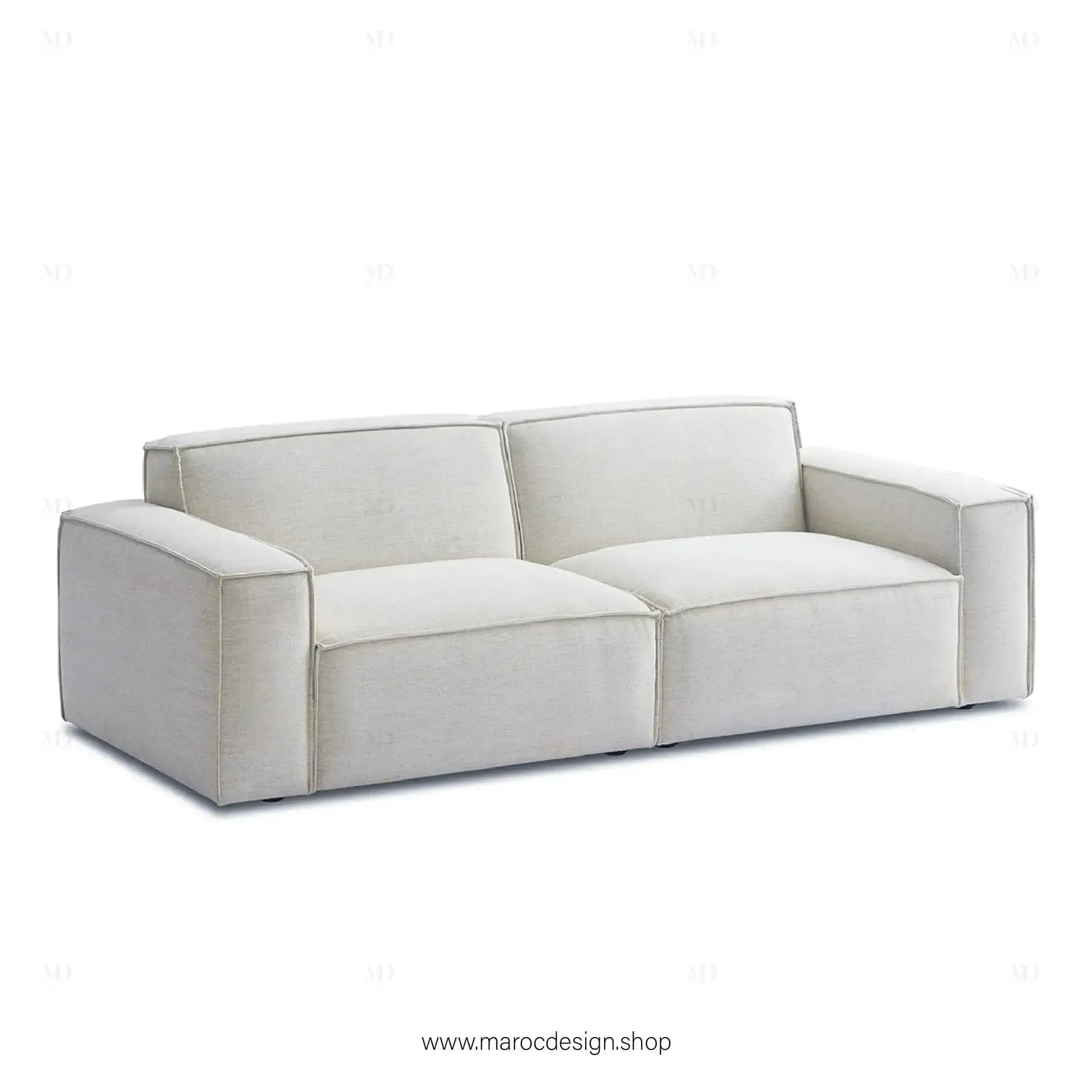 Canapé 2 Places / BOXTER / Élégance et Confort Suprême pour Votre Salon-canapé, fauteil, Meridienne,-Maroc Design-Velour-Maroc Design