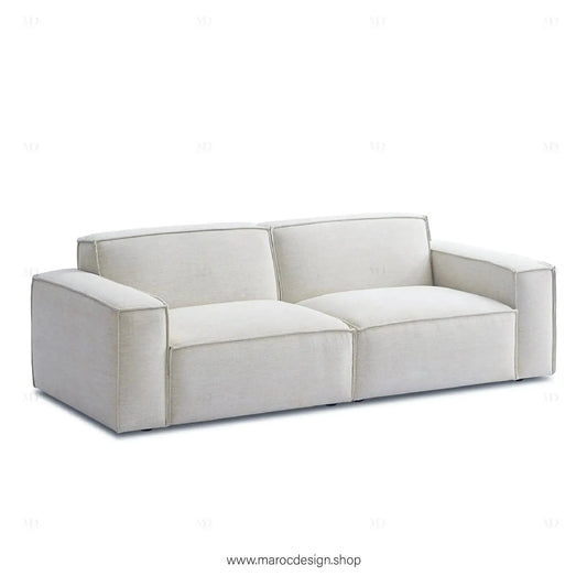 Canapé 2 Places / BOXTER / Élégance et Confort Suprême pour Votre Salon-canapé, fauteil, Meridienne,-Maroc Design-Velour-Maroc Design
