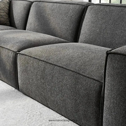 Canapé 2 Places / BOXTER / Sophistication et Confort-canapé, fauteil, Meridienne,-Maroc Design-Velour-Maroc Design