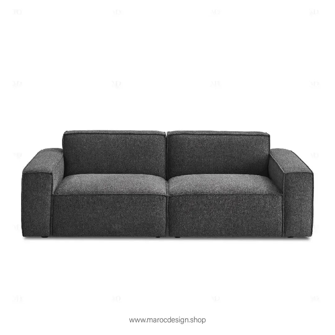 Canapé 2 Places / BOXTER / Sophistication et Confort-canapé, fauteil, Meridienne,-Maroc Design-Velour-Maroc Design