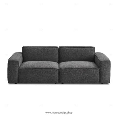 Canapé 2 Places / BOXTER / Sophistication et Confort-canapé, fauteil, Meridienne,-Maroc Design-Velour-Maroc Design