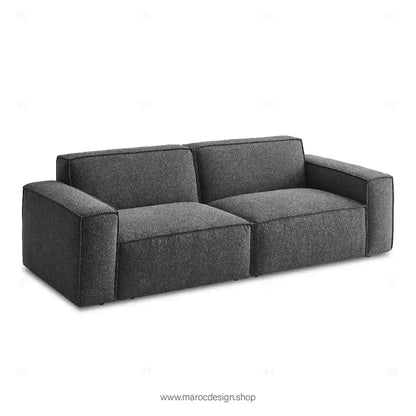 Canapé 2 Places / BOXTER / Sophistication et Confort-canapé, fauteil, Meridienne,-Maroc Design-Velour-Maroc Design