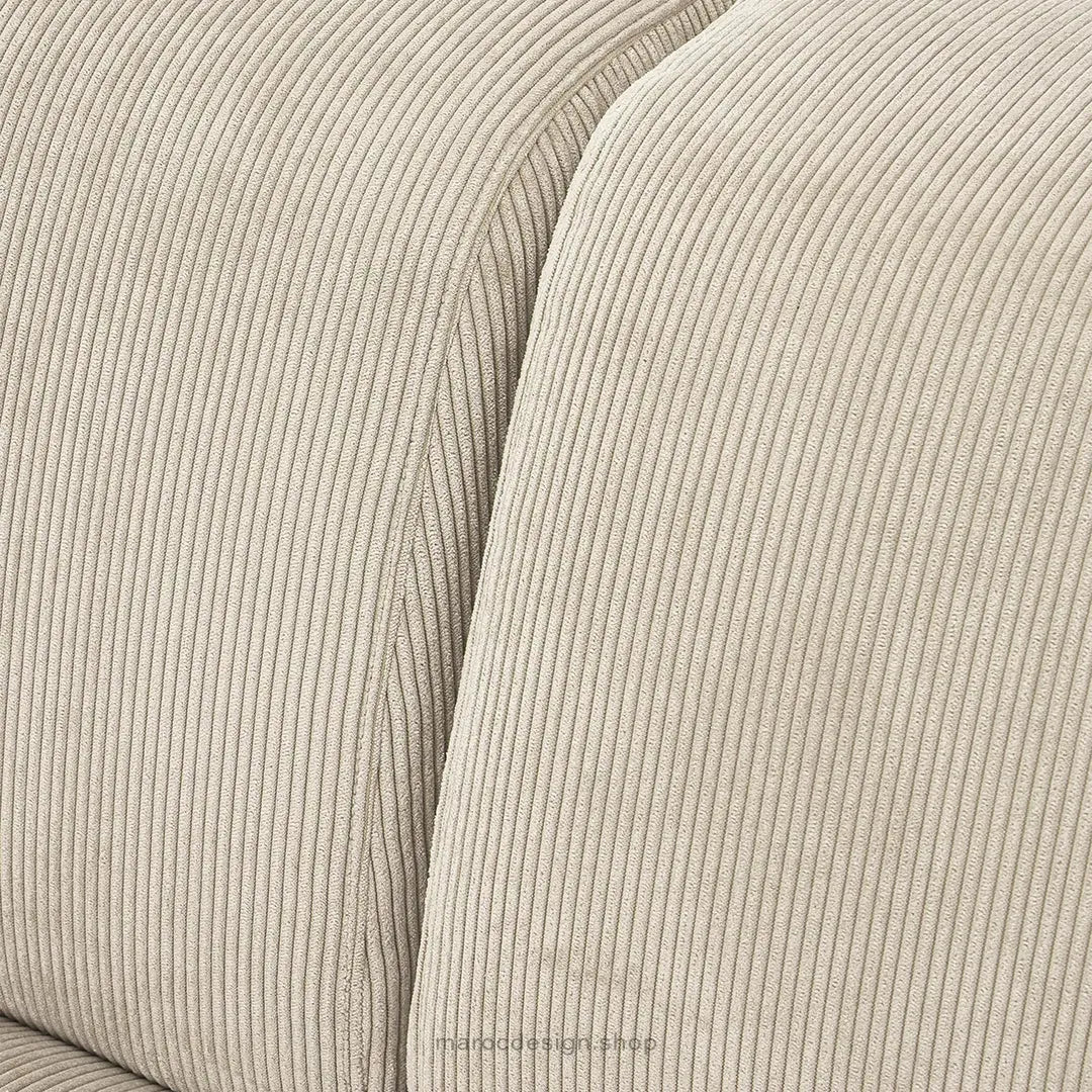 Canapé 2 Places XL MELVANA – Beige Modulaire | Maroc Design-canapé, fauteil, Pouf, Meridienne-Maroc Design-Maroc Design