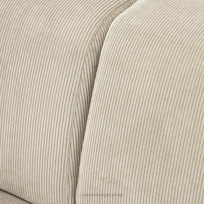 Canapé 2 Places XL MELVANA – Beige Modulaire | Maroc Design-canapé, fauteil, Pouf, Meridienne-Maroc Design-Maroc Design