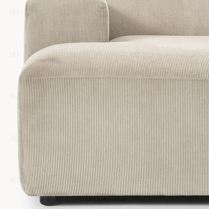 Canapé 2 Places XL MELVANA – Beige Modulaire | Maroc Design-canapé, fauteil, Pouf, Meridienne-Maroc Design-Maroc Design