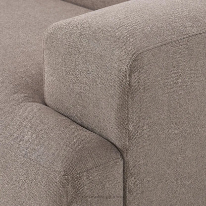 Canapé 2 Places XL MELVANA – Beige Taupe Modulaire | Maroc Design-canapé, fauteil, Pouf, Meridienne-Maroc Design-Maroc Design