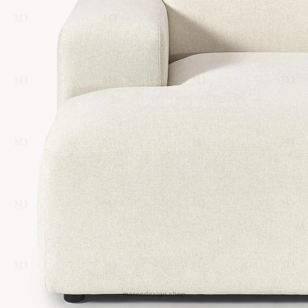 Canapé 2 Places XL MELVANA – Blanc Cassé Modulaire | Maroc Design-canapé, fauteil, Pouf, Meridienne-Maroc Design-Maroc Design