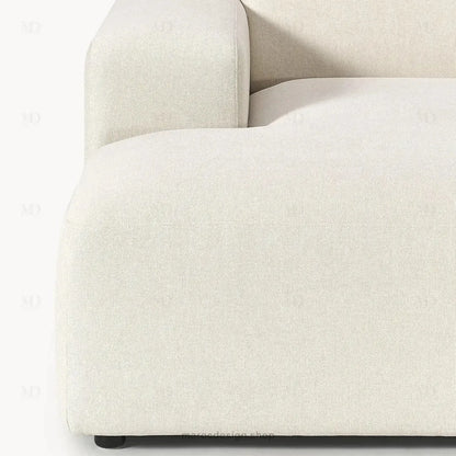 Canapé 2 Places XL MELVANA – Blanc Cassé Modulaire | Maroc Design-canapé, fauteil, Pouf, Meridienne-Maroc Design-Maroc Design