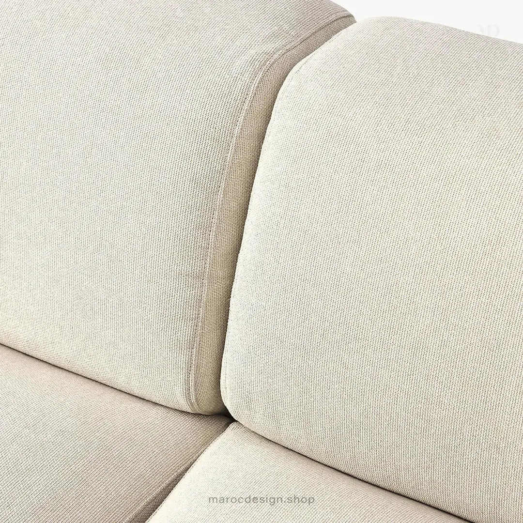 Canapé 2 Places XL MELVANA – Blanc Cassé Modulaire | Maroc Design-canapé, fauteil, Pouf, Meridienne-Maroc Design-Maroc Design