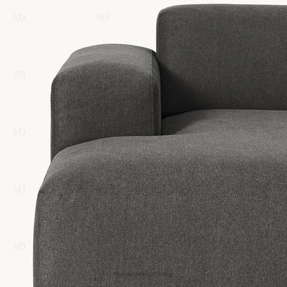 Canapé 2 Places XL MELVANA – Gris Anthracite Modulaire | Maroc Desig-canapé, fauteil, Pouf, Meridienne-Maroc Design-Maroc Design