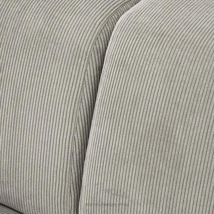 Canapé 2 Places XL MELVANA – Gris Clair Modulaire | Maroc Design-canapé, fauteil, Pouf, Meridienne-Maroc Design-Maroc Design