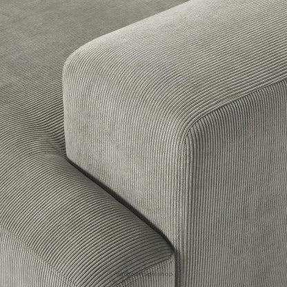 Canapé 2 Places XL MELVANA – Gris Clair Modulaire | Maroc Design-canapé, fauteil, Pouf, Meridienne-Maroc Design-Maroc Design