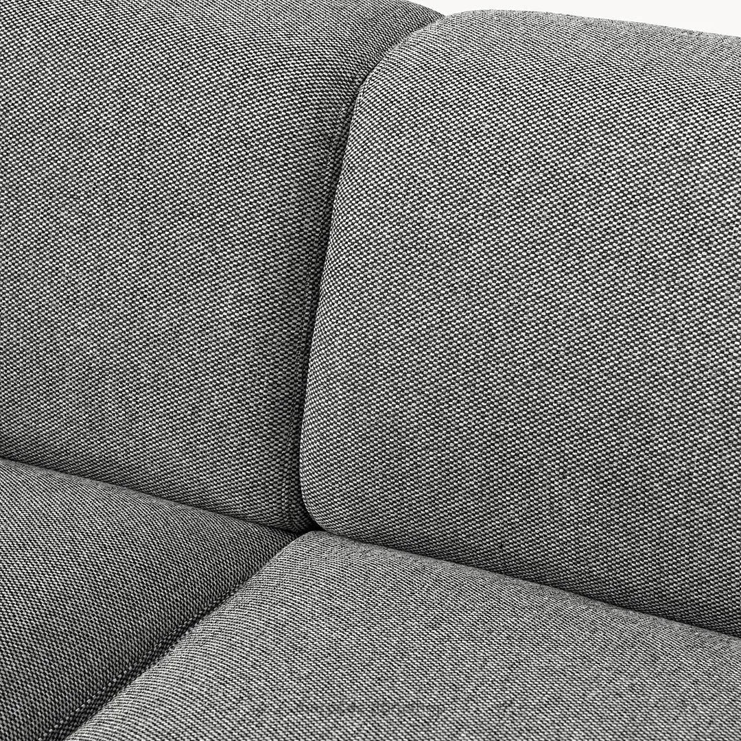 Canapé 2 Places XL MELVANA – Gris Foncé | Maroc Design-canapé, fauteil, Pouf, Meridienne-Maroc Design-Maroc Design