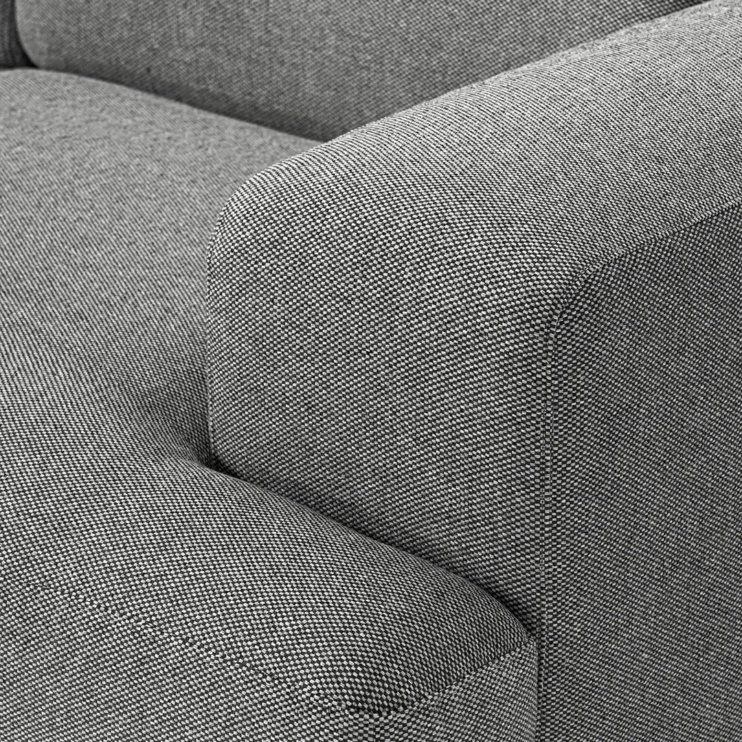 Canapé 2 Places XL MELVANA – Gris Foncé | Maroc Design-canapé, fauteil, Pouf, Meridienne-Maroc Design-Maroc Design