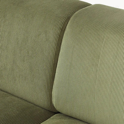 Canapé 2 Places XL MELVANA – Vert Olive Modulaire | Maroc Design-canapé, fauteil, Pouf, Meridienne-Maroc Design-Maroc Design