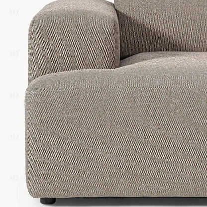 Canapé 3 Places Droit MELVANA – Grège | Maroc Design-canapé, fauteil, Pouf, Meridienne-Maroc Design-Sans Pouf-Maroc Design