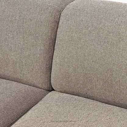 Canapé 3 Places Droit MELVANA – Grège | Maroc Design-canapé, fauteil, Pouf, Meridienne-Maroc Design-Sans Pouf-Maroc Design