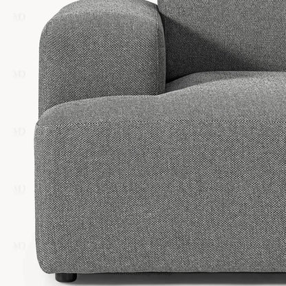 Canapé 3 Places Droit MELVANA – Gris Souris | Élégance & Confort | Maroc Design-canapé, fauteil, Pouf, Meridienne-Maroc Design-Sans Pouf-Maroc Design