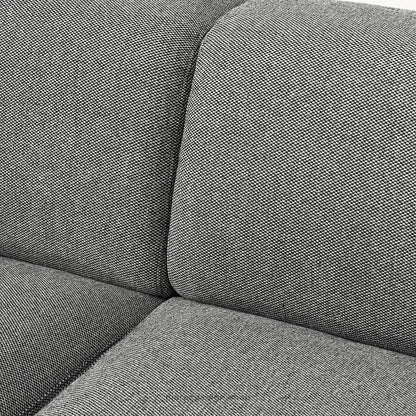 Canapé 3 Places Droit MELVANA – Gris Souris | Élégance & Confort | Maroc Design-canapé, fauteil, Pouf, Meridienne-Maroc Design-Sans Pouf-Maroc Design