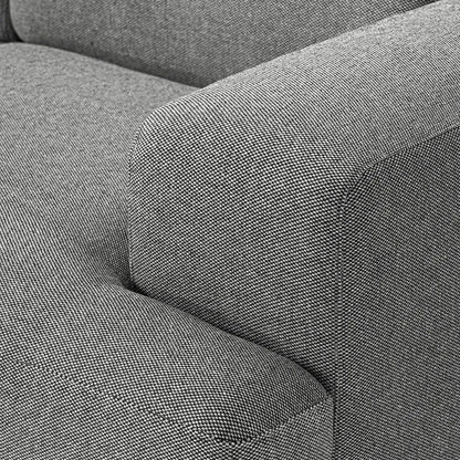 Canapé 3 Places Droit MELVANA – Gris Souris | Élégance & Confort | Maroc Design-canapé, fauteil, Pouf, Meridienne-Maroc Design-Sans Pouf-Maroc Design