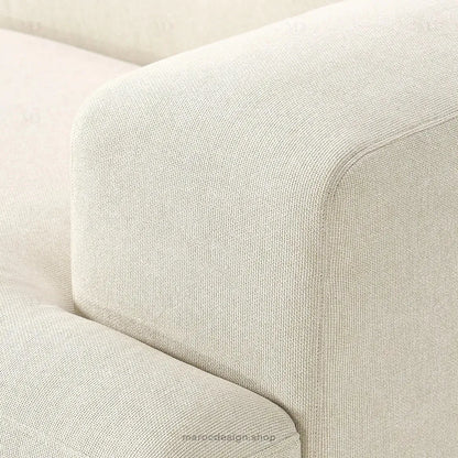 Canapé L MELVANA 5 PLACES XXL Blanc Crème – Modulable | Maroc Design-canapé, fauteil, Pouf, Meridienne-Maroc Design-Maroc Design