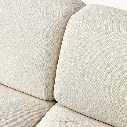 Canapé L MELVANA 5 PLACES XXL Blanc Crème – Modulable | Maroc Design-canapé, fauteil, Pouf, Meridienne-Maroc Design-Maroc Design