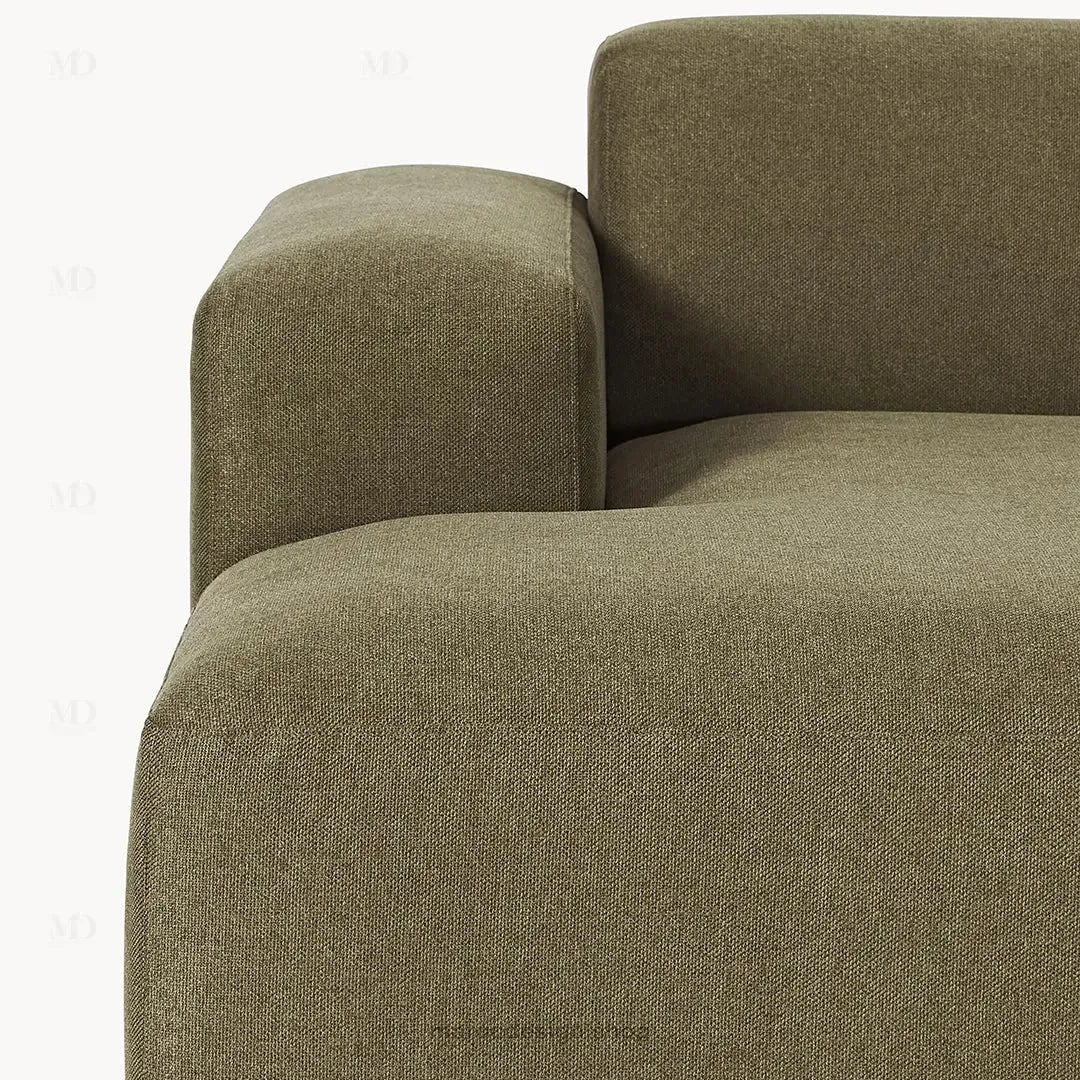 Canapé MELVANA 2 Places XL – Vert Solitaire | Maroc Design-canapé, fauteil, Pouf, Meridienne-Maroc Design-Maroc Design