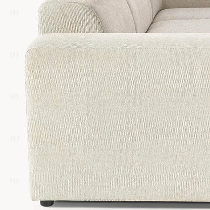 Canapé MELVANA 5 PLACES XXL Blanc-Cassé – Confort et Élégance | Maroc Design-canapé, fauteil, Pouf, Meridienne-Maroc Design-Maroc Design