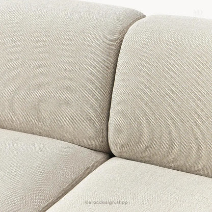 Canapé MELVANA 5 PLACES XXL Blanc-Cassé – Confort et Élégance | Maroc Design-canapé, fauteil, Pouf, Meridienne-Maroc Design-Maroc Design