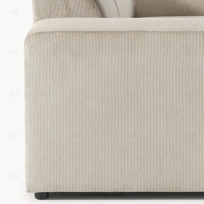 Canapé Melvana XXL 5 Places Beige – Confort et Design | Maroc Design-canapé, fauteil, Pouf, Meridienne-Maroc Design-Maroc Design