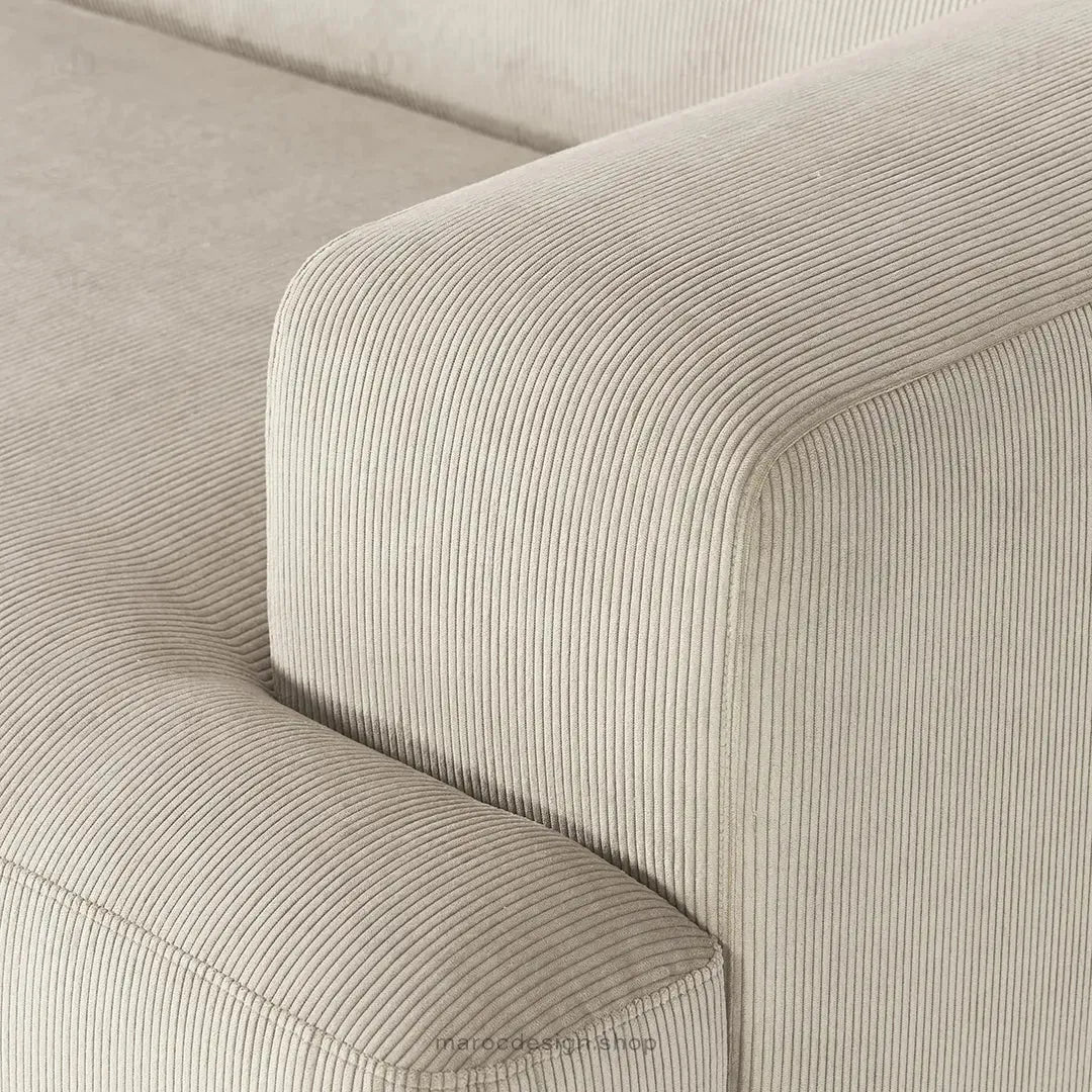 Canapé Melvana XXL 5 Places Beige – Confort et Design | Maroc Design-canapé, fauteil, Pouf, Meridienne-Maroc Design-Maroc Design