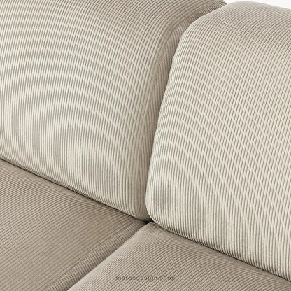 Canapé Melvana XXL 5 Places Beige – Confort et Design | Maroc Design-canapé, fauteil, Pouf, Meridienne-Maroc Design-Maroc Design