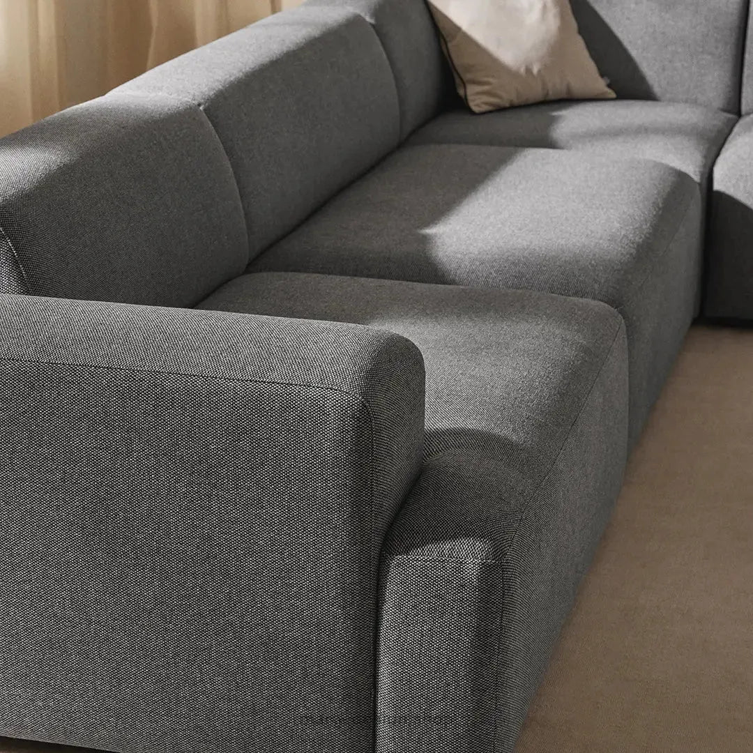 Canapé Melvana XXL 5 Places Gris Foncé – Confort Haute Densité | Maroc Design-canapé, fauteil, Pouf, Meridienne-Maroc Design-Maroc Design
