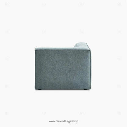 Canapé d'Angle BOXTER - Élégance Moderne et Modulabilité-canapé, fauteil, Meridienne,-Maroc Design-Noir-Maroc Design