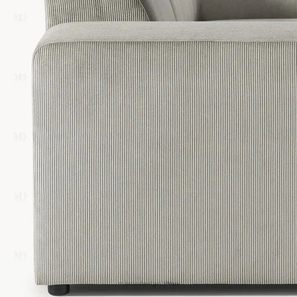 Canapé d'Angle MELVANA 5 Places XXL Gris – Confort & Élégance | Maroc Design-canapé, fauteil, Pouf, Meridienne-Maroc Design-Maroc Design