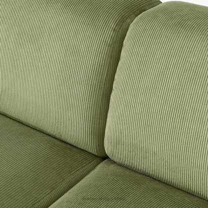 Canapé d'Angle Modulable MELVANA XXL Vert Olive – Confort & Élégance | Maroc Design-canapé, fauteil, Pouf, Meridienne-Maroc Design-Maroc Design