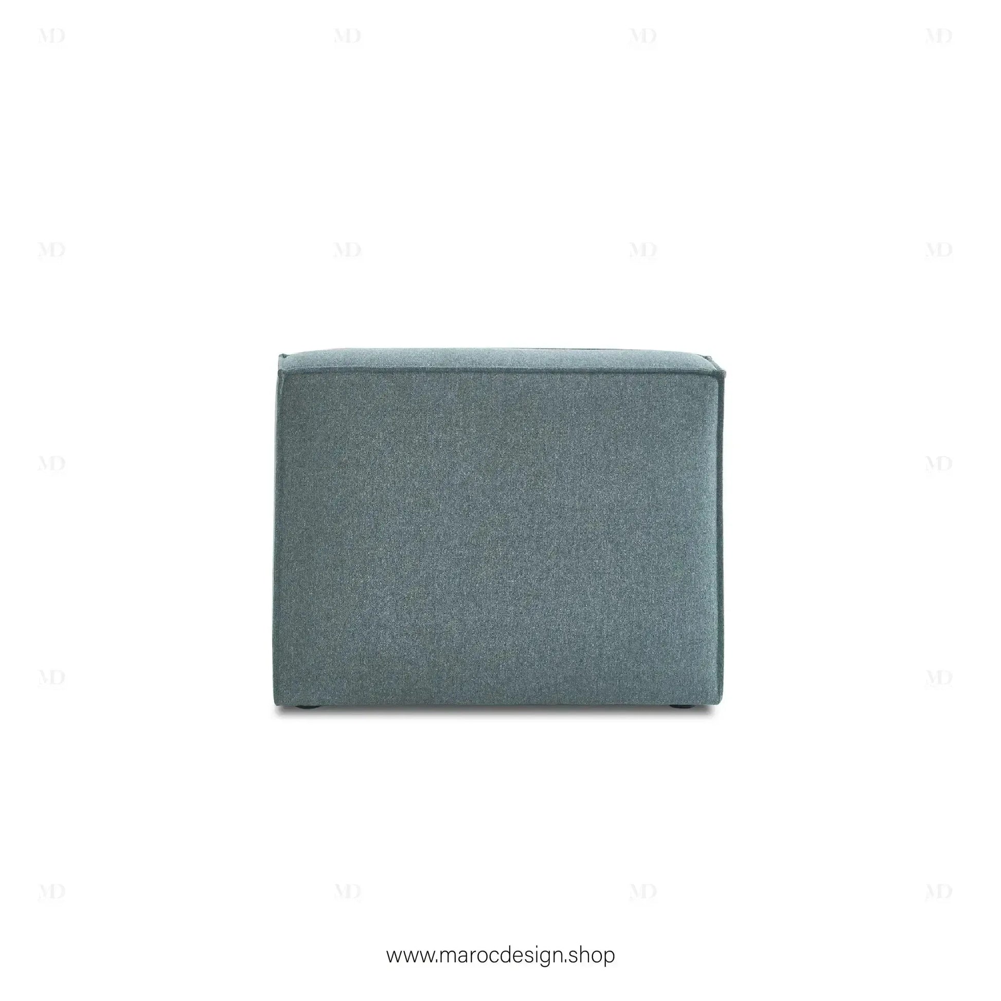 Canapé sans Accoudoir BOXTER - Élégance Moderne et Modulabilité-canapé, fauteil, Meridienne,-Maroc Design-Noir-Maroc Design