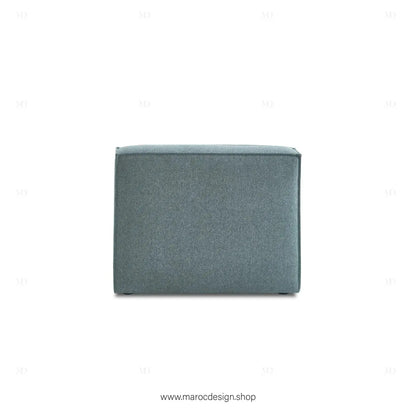Canapé sans Accoudoir BOXTER - Élégance Moderne et Modulabilité-canapé, fauteil, Meridienne,-Maroc Design-Noir-Maroc Design