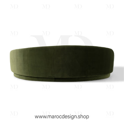 Canapé ALEXIS 3 Places Velours Vert – Design Moderne & Confort Premium | Maroc Design