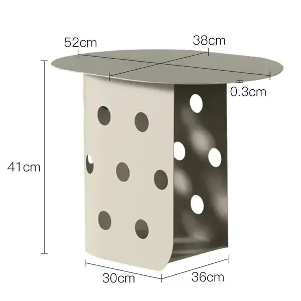 DEISY – Table d'Appoint Polyvalente pour Éclairer Votre Espace / Maroc Design-Table Basse Salon Séjour, table de chevet, Tables de coin, table gigogne-Maroc Design-Noir-Maroc Design