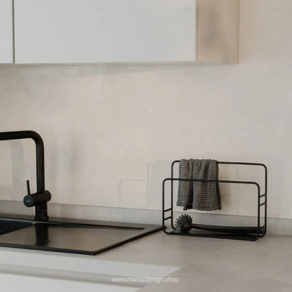 EYSYO Porte-torchons Accesoir Cuisine-Accesoire Cuisine-Maroc Design-Noir-Maroc Design