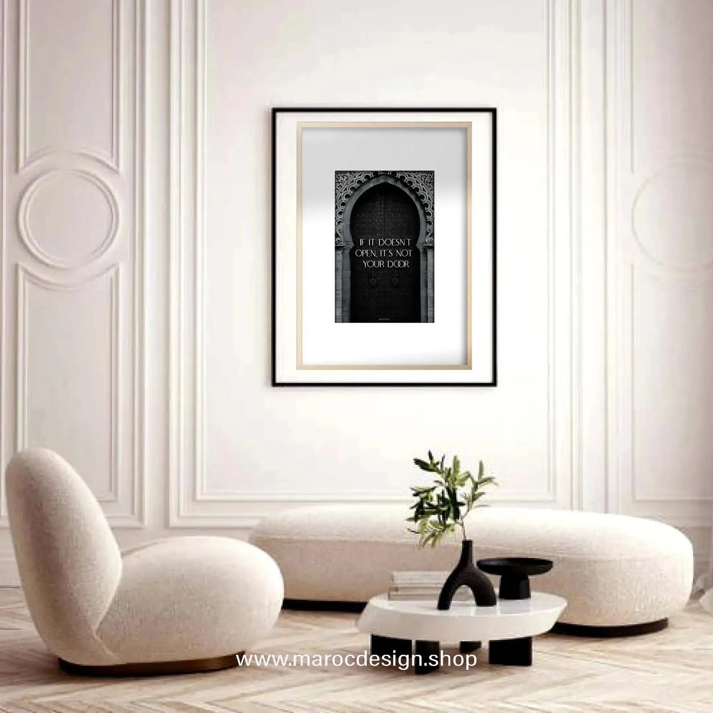 Fauteuil Zenith / pour Salon, Séjour et Chambre à Coucher-canapé, fauteil, Meridienne,-Maroc Design-Blanc-Maroc Design