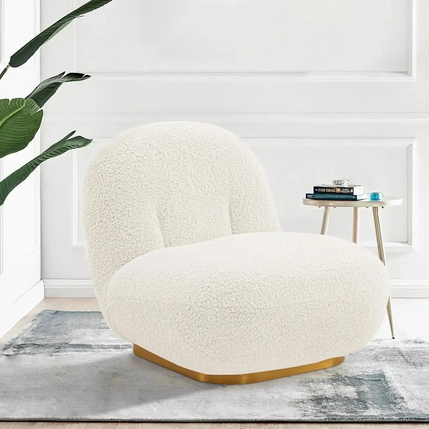 Fauteuil Zenith / pour Salon, Séjour et Chambre à Coucher-canapé, fauteil, Meridienne,-Maroc Design-Blanc-Maroc Design